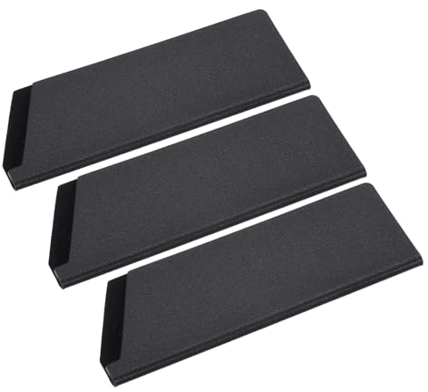 M METERXITY 3er Pcs ABS Messerscheiden - Universelle Messerschutzhüllen Für Küchenmesser (6 Zoll Schwarz)