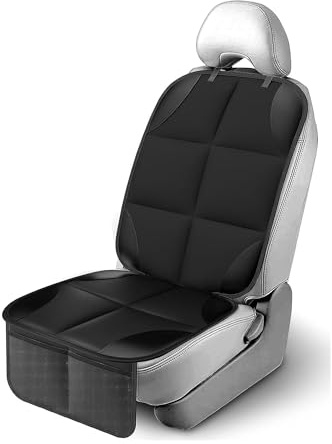 EKODE™ Car Seat Protector for Kids, Water-Resistant Fabric with Thickest Padded Cover, Organiser Pockets, Fits Isofix