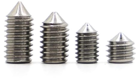 LIUCH Innensechskant-Gewindestift DIN914 M2 M2,5 M3 M4 M5 M6 M8 M10 304 Edelstahl-Gewindestifte mit konischer Spitze(16mm,M6 20pcs)