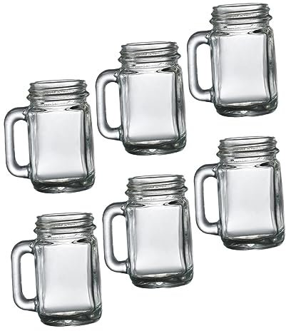 Cabilock Set Da 6 Bicchierini Per Liquori in Vetro, Bicchieri Per Cocktail e Vino Da Festa, Design Vintage Per Degustazione Di Whisky e Liquori, Per Bar e Convivialità