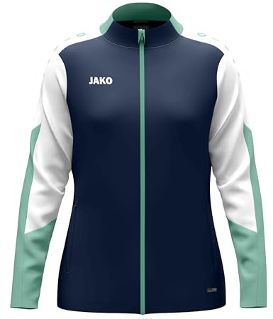 JAKO Dampolyesterjacka Dynamic, marinblå/vit/mynta, M