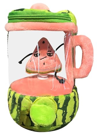Plush Animals, 6.3 Inch Soft Stuffed Figure Toy with Cute Fruit Blender Design, Adorable Collectible Plush Doll for Kids, Adults, Boys, and Girls, Perfect for Bedroom, Living Room, and Home Decor