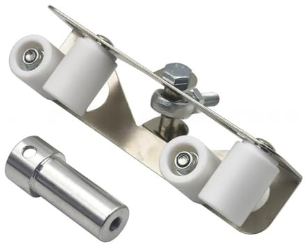 Rullo angolare interno per finitura cartongesso - Doppio rullo in nylon, angolo regolabile, struttura in lega di alluminio, impugnatura ergonomica