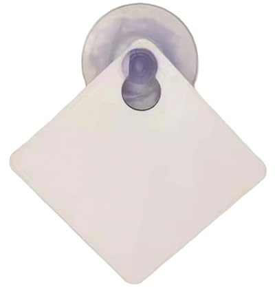 Sublimation Blanks Suction Cup Car Window Warning Sign for Heat Thermal Transfer Craft and Personalizing Displays Sublimation Blanks Window Sign