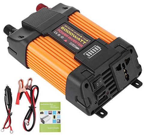 Convertitore di sinusoidale modificato USB inverter per auto Trasformatore da 600 W (da DC12V a AC110V)