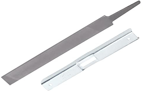 Zerodis Parti per Tosaerba Affilatrice per a Catena Strumento Misuratore di profondità con Lima Piatta Kit Metodo di Affilatura per a Catena per Motosega Generica Lima Piatta per Motosega per