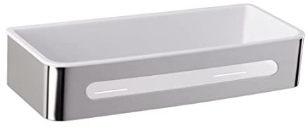 WENKO Wandablage Premium Plus - Wandregal, Badablage, Edelstahl rostfrei, 31 x 8.5 x 15 cm, Glänzend