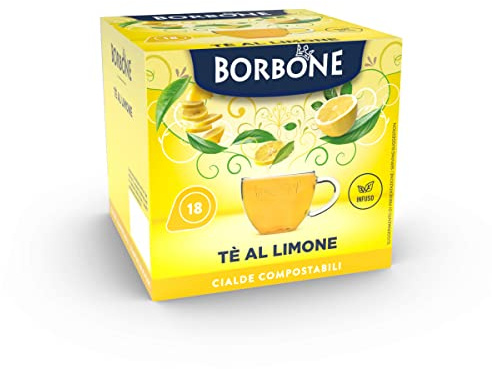Caffè Borbone Tè al Limone - 72 cialde (4 astucci da 18 cialde) - Sistema ESE