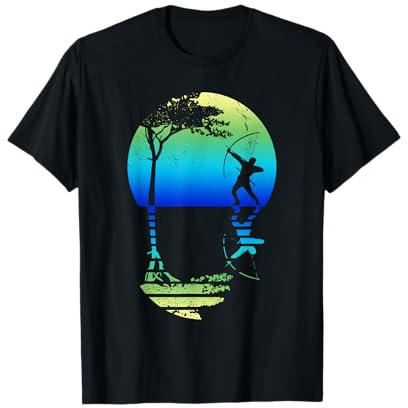 Bogenschütze Shirt Herren Bogenschießen Geschenk Bogensport T-Shirt