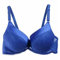 BCHRAYIUP Women's Lace Underwire Bra Padded Push up Minimizer Full Cup Everyday Bra 38-B Blue