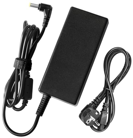 ARyee 20V 3,25A Cargador de portátil para Lenovo ThinkPad, Ideapad, Yoga 11 11S Flex 2, Flex 3, Fujitsu Siemens Esprimo Mobile V5535, Lifebook (5,5 * 2,5mm)