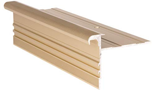 170 cm Treppenprofil STANDARD 14,5 mm - Treppenkantenprofil - MESSING