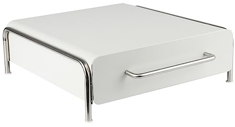 Organisateur de cuisine de tiroir de support de dosette de capsule de café Compatible avec les capsules de magasins de dosettes (30.5 * 31.5 * 10cm blanc)