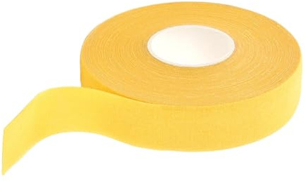 Perfeclan Eishockey-Stoffband, Hockey-Stabbänder, Gürtel, atmungsaktiv, 27 Yards, Hockey-Tape, Hockey-Sockenband für Golf-Pole-Baseball-Training, Gelb