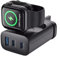 43W USB C Plug with Built-in Watch Charger designed for Apple iWatch - 3 Port Fast Charging Plug for iPhone, Airpods & iPad - Multi UK USBC Adaptor for iPhone 15 14 13 12 11 & more...