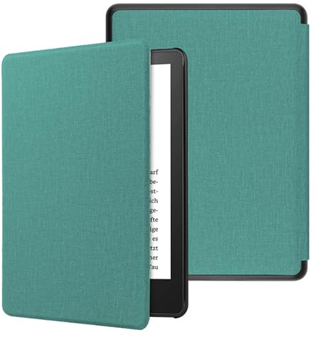 TOKILO Hülle für 7 Zoll Paper-White (12. Generation - 2024) und Colorsoft Signature Edition 2024, Ultradünne Leichte Schutzhülle Hülle mit Auto Sleep/Wake (Grün)