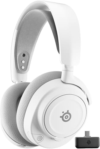 SteelSeries Arctis Nova 7P Wireless Gen 2 - PS5 Headset - Gaming Headset Wireless - App-Steuerung - Über 50 Std. Akku & Schnellladefunktion - 2,4 GHz+ Bluetooth - Für PlayStation, PC & mehr - Weiß