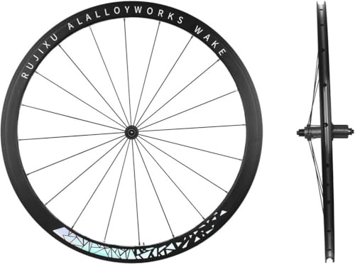 KUNYOS 30/40/50Mm Fahrradfelgen 700C Rennrad Vorderrad Hinterrad Satz C/V/Felgenbremse Aluminiumlegierung Schnellspanner Laufradsatz 7/8/9/10/11/12Gang Kassette Vorne 2 Hinten 4 Lager,Color,40mm