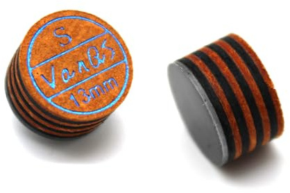 Billard Zubehör VanQS Premium Billard Queue Klebeleder, 13mm, 8 Schichten, in 3 Härtegraden, 1 STK.