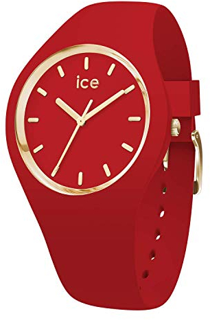 Ice-Watch - ICE glam colour Red - Rote Damenuhr mit Silikonarmband - 016264 (Medium)