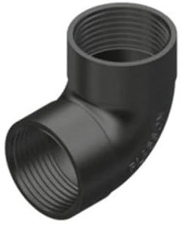 Gomito filettato a 90° 2 per tubi in polipropilene Plasson