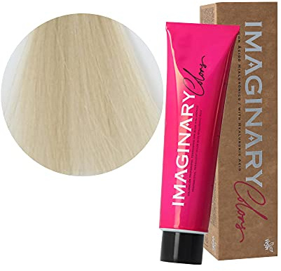 The Imaginary Colors | Coloración Permanente Vegana con Ácido Hialurónico | Cobertura 100% | Superaclarantes 10-1S Rubio muy Claro Natural Ceniza - 100 ml (Pack de 3 uds.)