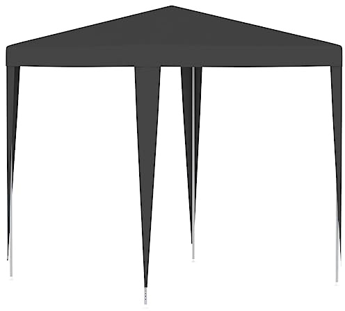 HOMIUSE Profi-Partyzelt Anthrazit Pavillon Faltpavillon Pavillion Grillpavillon Verkaufsstand Gartenpavillon Gartenlaube Party Zelt Groß Bierzelt Faltzelt Pavillion Klappbar Party Tent 2x2 m