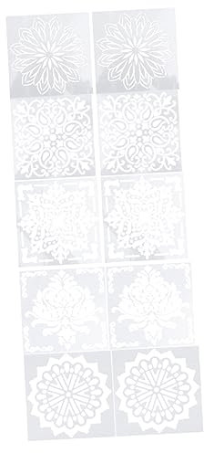 Lurrose 10st Mandala Malerei Kunst Kit Malvorlagen Schablonen Möbel Laubsägevorlagen Mandala Malschablonen Scrapbook-malschablonen Encaustic Sammelalbum Malschablonen Diy Fliese Suite Mode