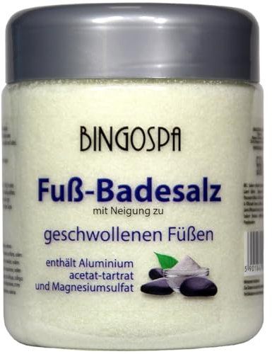 Sale da Bagno per Piedi con inclinazione a Piedi gonfi 550 g BINGOSPA