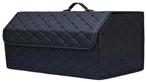 Kofferraum Organizer für Mercedes Benz GL 320 350 400 450 500 550 / AMG 63, Leder Kofferraumtasche Wasserfeste Faltbarer Kofferraum-Organizer mit Verstärkten Griffen Auto Kofferraum Organizer Box