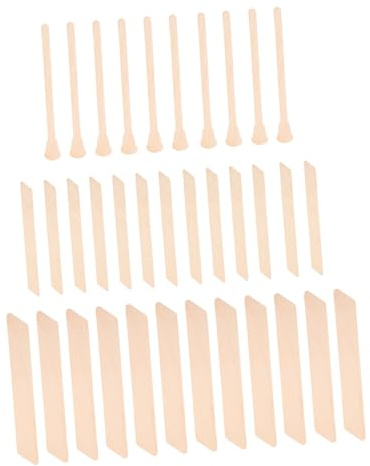 TOVINANNA 150stücke Wachsstäbe Für Haarentfernung Unregelmäßige Wax Applicators Für Frauen Hautfreundliche Wachsstäbchen Für Effektives Waxing Für Zuhause Und Professionelle