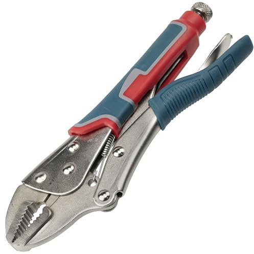 AERZETIX - K34118 - Pinza bloccante 225mm a ganascia mobile autobloccante - pinza a serraggio regolabile multifunzionale rapida - in acciaio al carbonio HRC 38-48