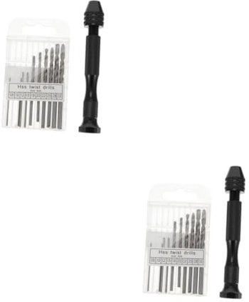 DIYEAH 22stücke Teiliges Handbohrer Set Mit Spiralbohrern Präziser Pin Vise Mini Handbohrer Für Modellbau Und Diy-projekte Ergonomischer Griff