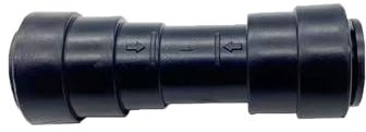 Casetlong 1pc 9,5MM (3/8'') Wege RÜCKSCHLAGVENTIL/RÜCKSCHLAGVENTIL Kunststoff-Schnellkupplung Bierschlauch Steckfittings Gelenke Pushfit