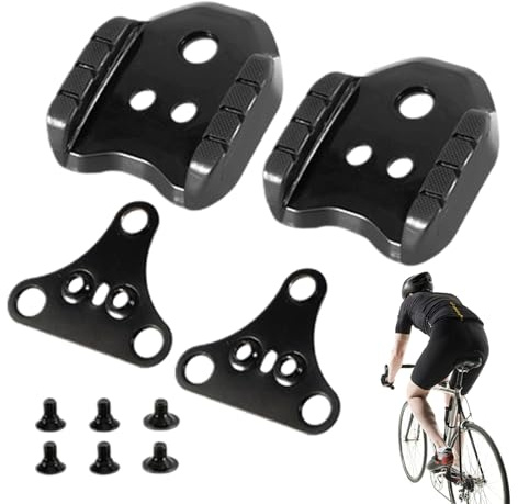 Schuh-Cleats Umrüst-Adapter | Rennradschuh-Adapter Für SPD-Klickpedal Umrüstung,Metall Pedal Adapter Unisex Für Straßenradtraining Und Indoor-Cycling