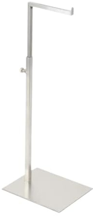 MotiveTech Espositore per Borse in Acciaio Inossidabile, Supporto Regolabile da Tavolo 26-42 Cm, Gancio Singolo per Esporre Borse a Tracolla, Borse a Mano, Zaini, Portafogli E Borsette