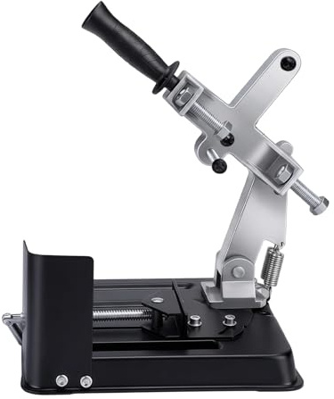 Support de meuleuse d'angle 180-230 mm, support en fer en aluminium avec angle de réglage de 0 à 45°, profondeur de coupe 65 mm, accessoires pour meuleuse en bois et métal