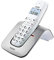 SAIET - Telefono Cordless Casa e Ufficio 13500783 - con Vivavoce DECT GAP LCD - con Tasti Grandi e Schermo Intuitivo - Argento