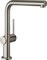 hansgrohe Talis M54 - Küchenarmatur, 1 Strahlart, Wasserhahn Küche mit Auslaufhöhe 270 mm, Mischbatterie Küche 360° schwenkbar, Edelstahl Finish, 72840800
