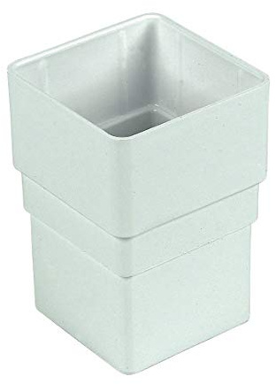 Square LINE Static Caravan Gutter DOWNPIPE Connector White GUTTERING RAINWATER