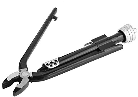 6 inch Wire Twisting Pliers, High Carbon Steel Safety Wire Twist Pliers Side Cutting Lockwire with Spring Return and Locking Jaws Pull Twisting Tool for Locking Nut Safety Tie