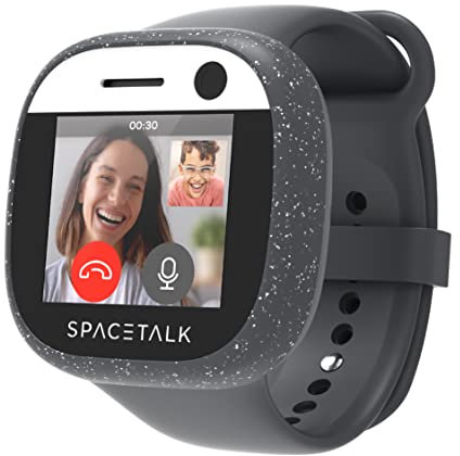 SPACETALK Adventurer Smartwatch (Midnight) | Kids Smart Watch with 4G, GPS, Text & Video Calling | 5MP Camera | Splashproof | Sim Included | Tough Screen | *Mobile Plan Required (Sold Separately)*