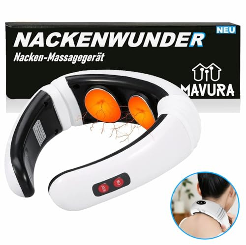 NACKENWUNDER Nackenmassage Massagegerät Vibration Wärmefunktion 16 Stufen