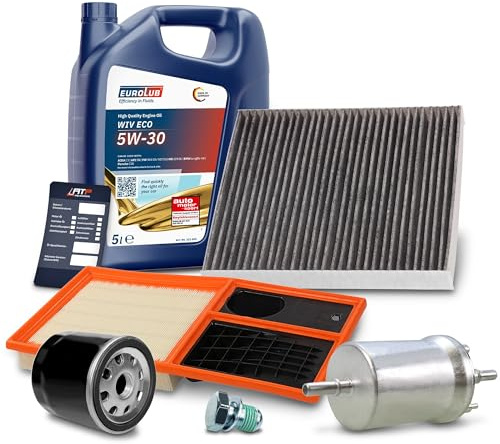 BESTPRICE ATP Inspektionspaket Wartungspaket Filterset mit 1x Ölfilter, 1x | Kompatibel mit: SEAT CORDOBA, IBIZA III, IBIZA IV, IBIZA IV SC, IBIZA IV ST, SKODA FABIA I Combi, FABIA I Stufenheck
