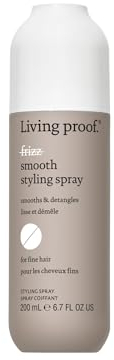 Living Proof No Frizz Smooth Styling Spray | Silikonfreies Anti-Frizz-Haarspray für feines Haar | Für Glanz, Geschmeidigkeit und Kämmbarkeit | Cruelty free, ohne Parabene, Sulfate | 200ml