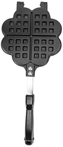 Piastra per waffle a cuore, piastra per waffle sul piano cottura, padella per waffle, padella antiaderente per waffle, padella per waffle superiore, padella per waffle per la colazione in famiglia