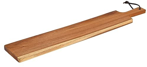 Tagliere 60 x 15 x 1,5 cm legno acacia natur