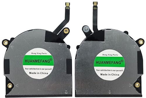 HUANMEFANG Replacement New CPU and GPU Cooling Fan for Dell XPS 13 7390 9310 2-in-1 Machine (Only fit for 2-in-1 Version) ND55C69 ND55C70 DC5V 0.5A Fan