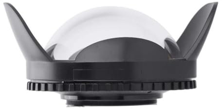Seafrogs Dome-Port-Objektiv, 67 mm, Fischaugen-Weitwinkel-Objektivschirm für Unterwasser-Kameragehäuse, 60 m wasserdichter Kuppelanschluss für Tauchen und Schnorcheln, Fotografie