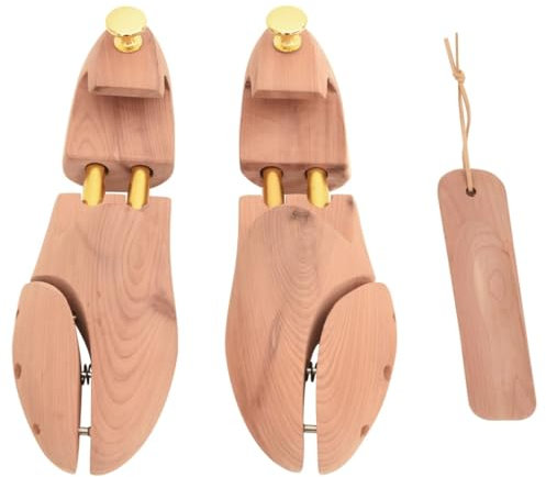 155234 - Tendascarpe in legno massello di cedro EU 42-43, marrone, 42-43